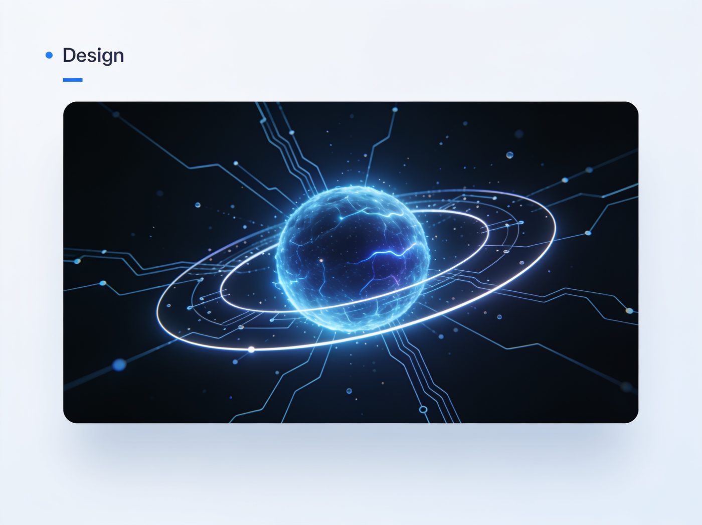 AI agent core visualization