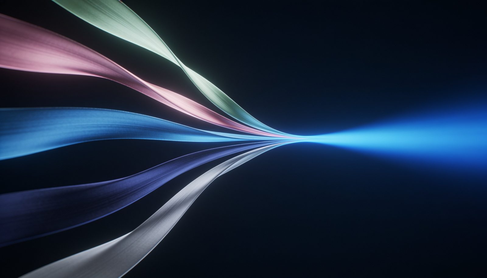 Five messaging channels flowing into one stream